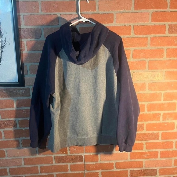 Michigan Wolverines Hoodie Two-Tone Gray & Navy - Picture 3 of 3